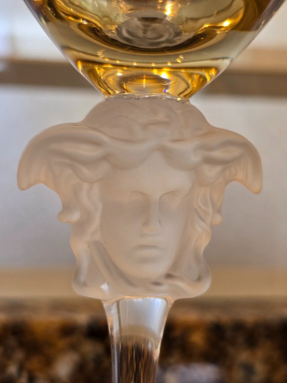 Pristine 11-pc Rosenthal Versace Medusa Lumiere crystal set